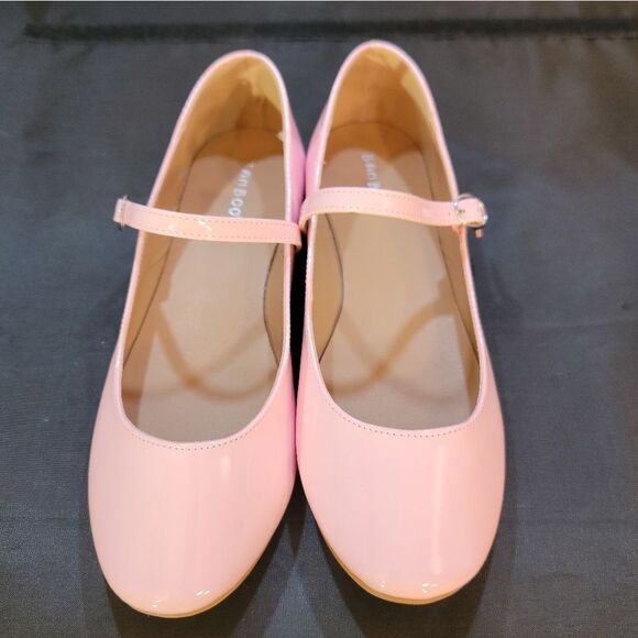 BRAND NEW BAMBOO MARY JANE STYLE CLASSIC BUCKLED STRAP ROUND-TOE FLAT SH… - Picture 3 of 14